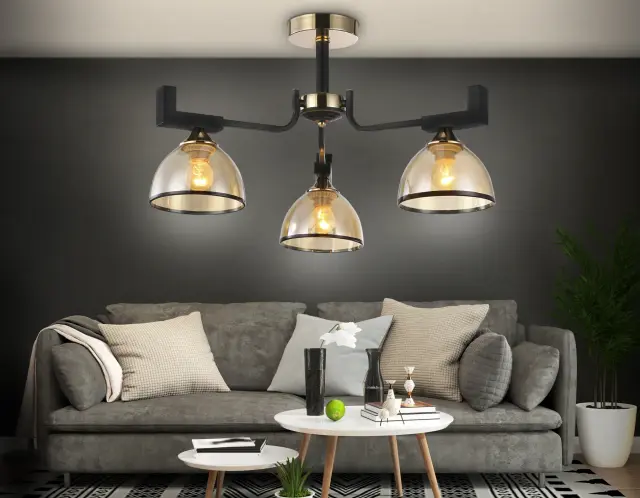 Люстра Ambrella Light TR9098 — черный, ракурс 3
