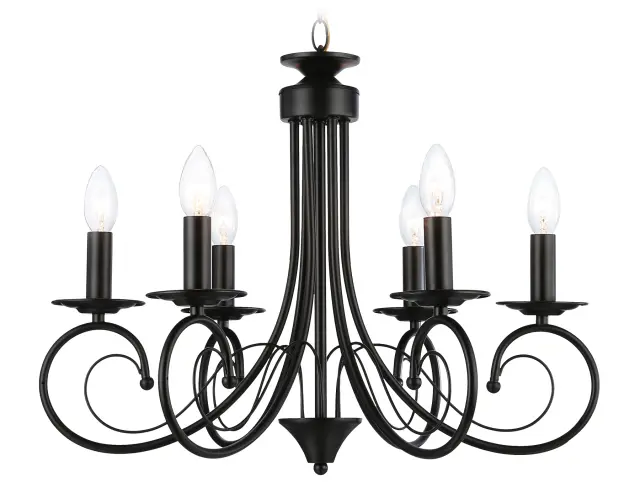 Люстра Ambrella Light TR9612 — черный, ракурс 2
