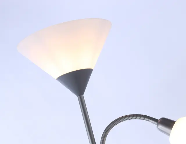 Торшер Ambrella Light TR97626 — серебряный, ракурс 2