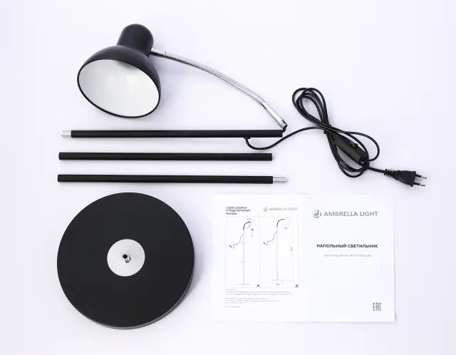Торшер Ambrella Light TR97643 — черный, ракурс 4
