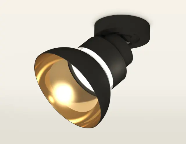 Точечный светильник Ambrella Light XM8102101 — черный, ракурс 2