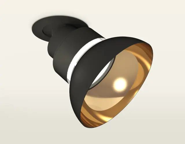 Точечный светильник Ambrella Light XM8102601 — черный, ракурс 2