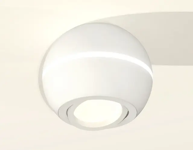 Точечный светильник Ambrella Light XS1101020 — белый, ракурс 2