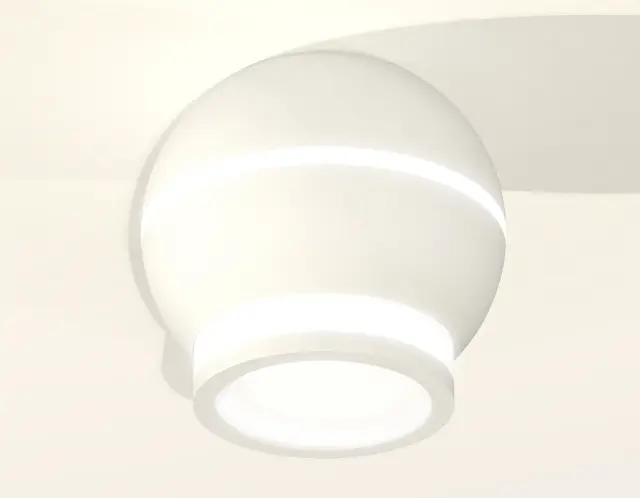 Точечный светильник Ambrella Light XS1101040 — белый, ракурс 2