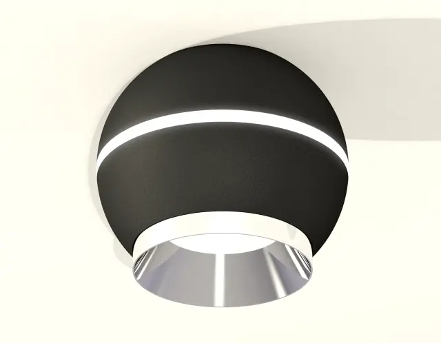 Точечный светильник Ambrella Light XS1102011 — черный, ракурс 2