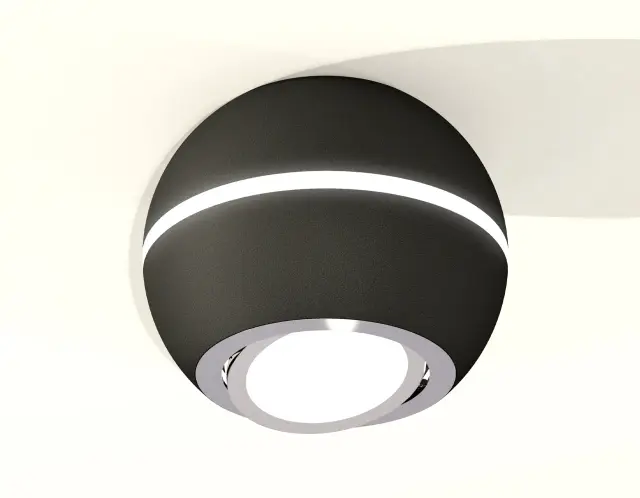 Точечный светильник Ambrella Light XS1102021 — черный, ракурс 2