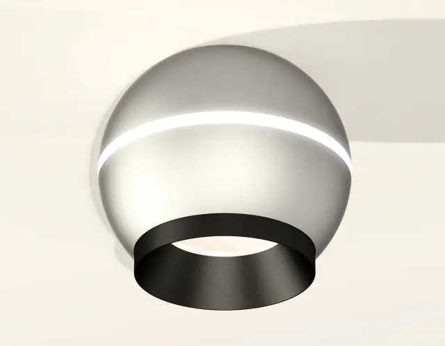 Точечный светильник Ambrella Light XS1103001 — серебряный, ракурс 2