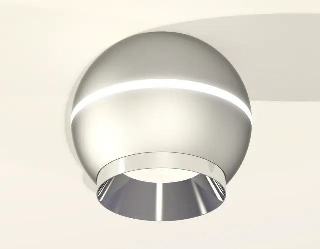 Точечный светильник Ambrella Light XS1103002 — серебряный, ракурс 2