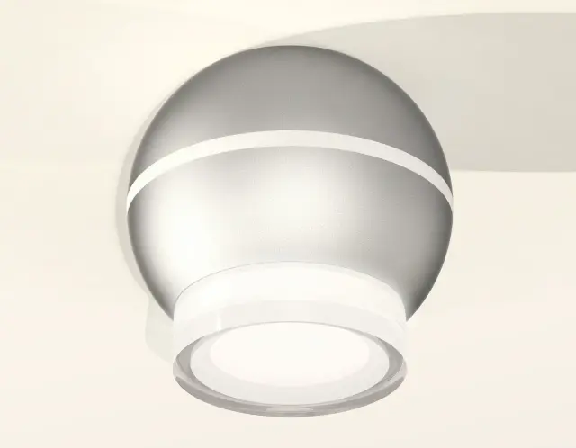 Точечный светильник Ambrella Light XS1103031 — серебряный, ракурс 2