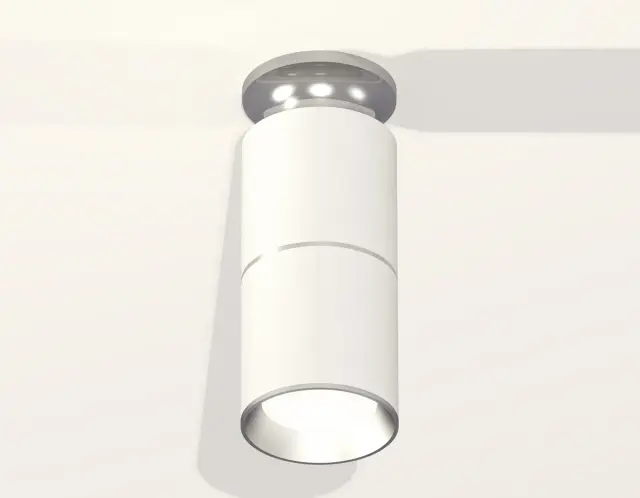 Точечный светильник Ambrella Light XS6301240 — серебряный, ракурс 2