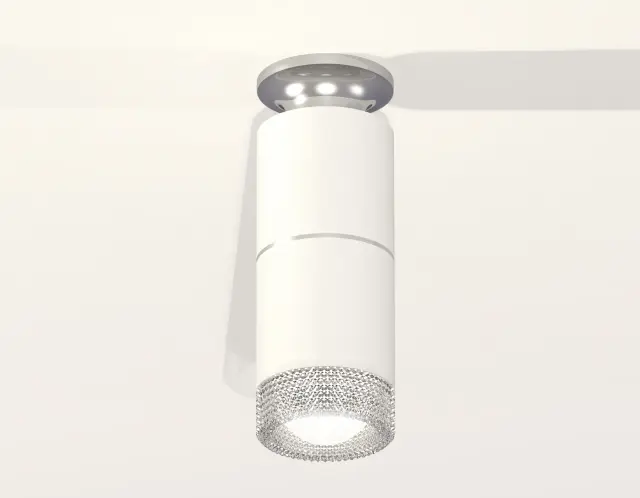 Точечный светильник Ambrella Light XS6301242 — серебряный, ракурс 2