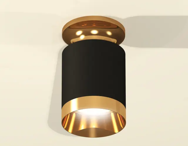 Точечный светильник Ambrella Light XS6302160 — золотой, ракурс 2