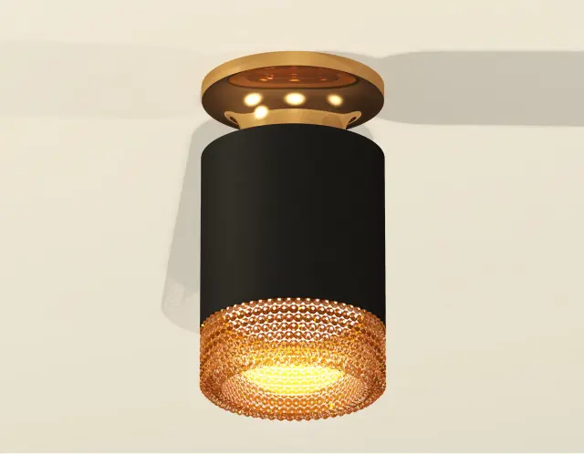 Точечный светильник Ambrella Light XS6302162 — золотой, ракурс 2