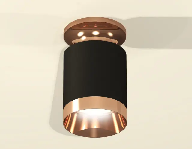 Точечный светильник Ambrella Light XS6302180 — золотой, ракурс 2