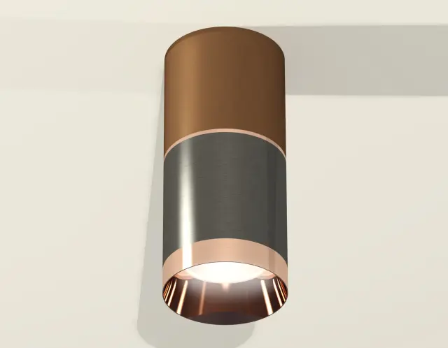 Точечный светильник Ambrella Light XS6303021 — коричневый, ракурс 2