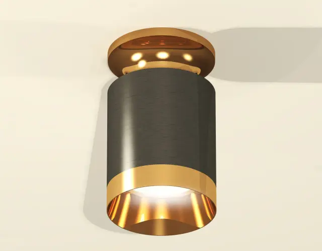 Точечный светильник Ambrella Light XS6303140 — золотой, ракурс 2