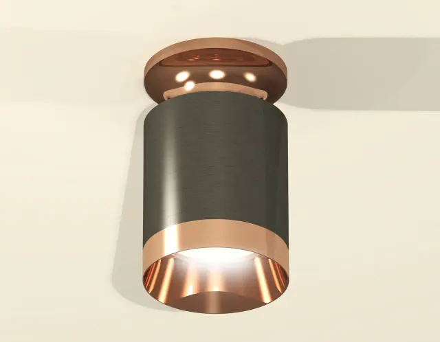 Точечный светильник Ambrella Light XS6303160 — золотой, ракурс 2