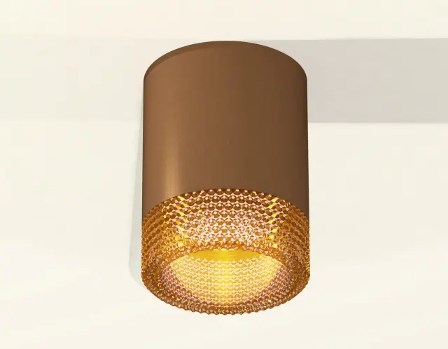 Точечный светильник Ambrella Light XS6304020 — коричневый, ракурс 2