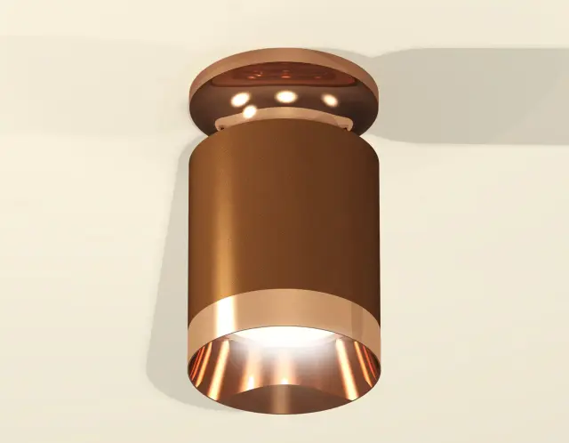 Точечный светильник Ambrella Light XS6304150 — золотой, ракурс 2
