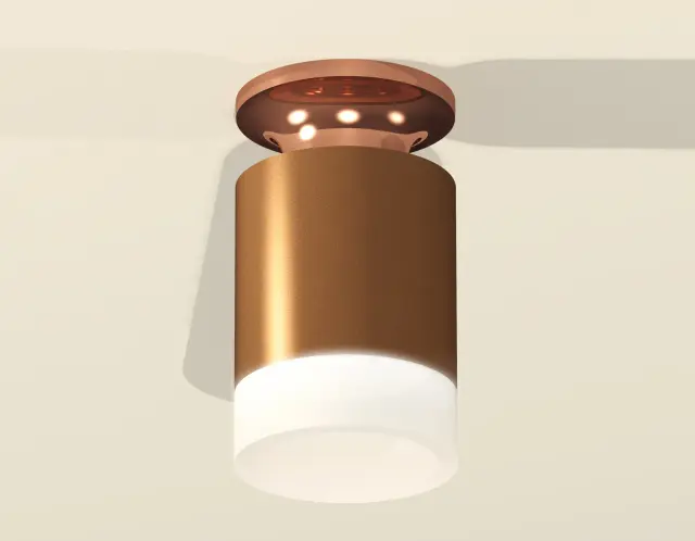 Точечный светильник Ambrella Light XS6304153 — золотой, ракурс 2
