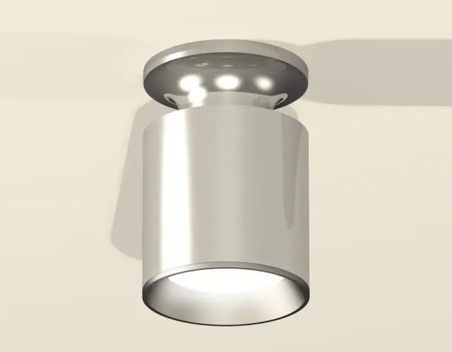 Точечный светильник Ambrella Light XS6305040 — серебряный, ракурс 2