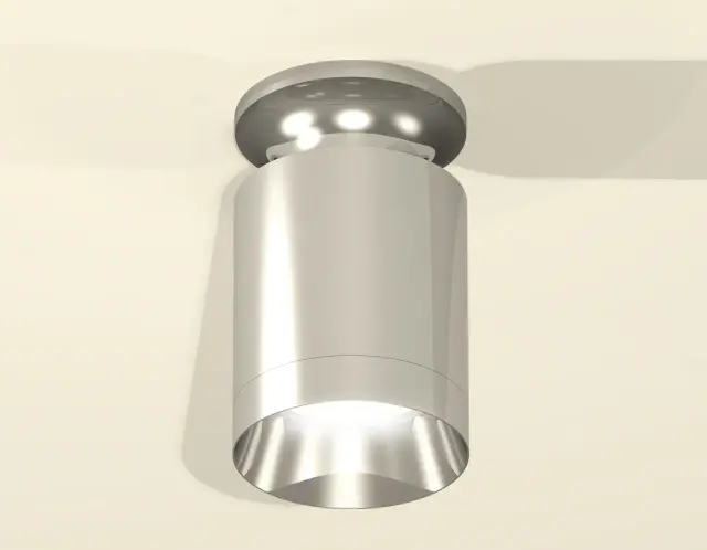 Точечный светильник Ambrella Light XS6305042 — серебряный, ракурс 2