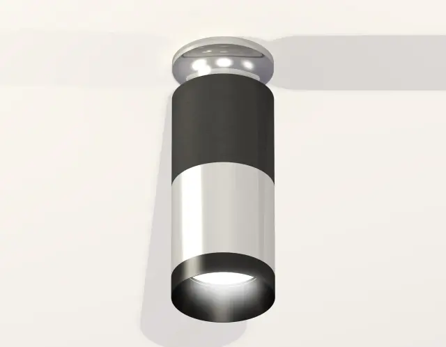 Точечный светильник Ambrella Light XS6305100 — серебряный, ракурс 2