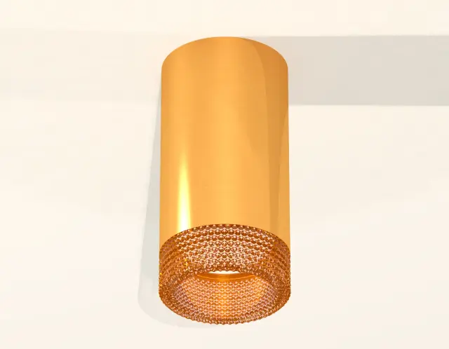 Точечный светильник Ambrella Light XS6327010 — золотой, ракурс 2