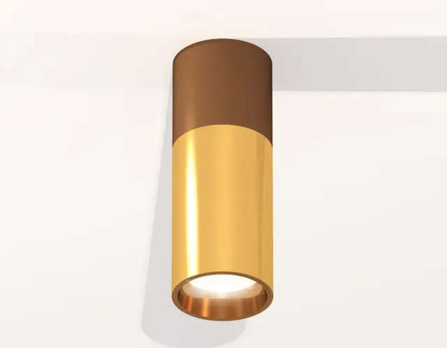 Точечный светильник Ambrella Light XS6327060 — коричневый, ракурс 2