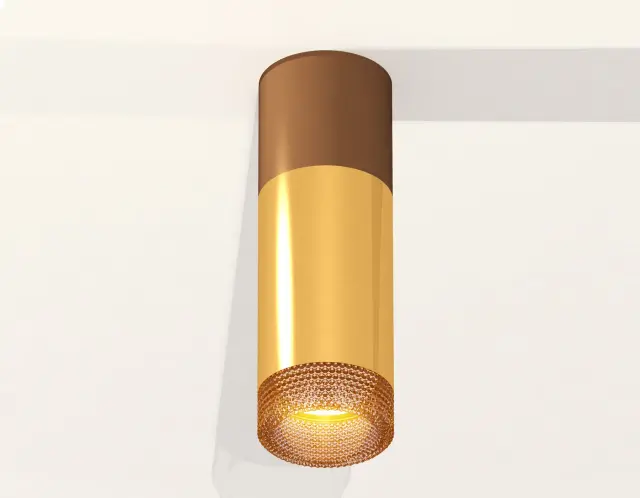 Точечный светильник Ambrella Light XS6327061 — коричневый, ракурс 2