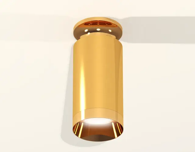 Точечный светильник Ambrella Light XS6327080 — золотой, ракурс 2