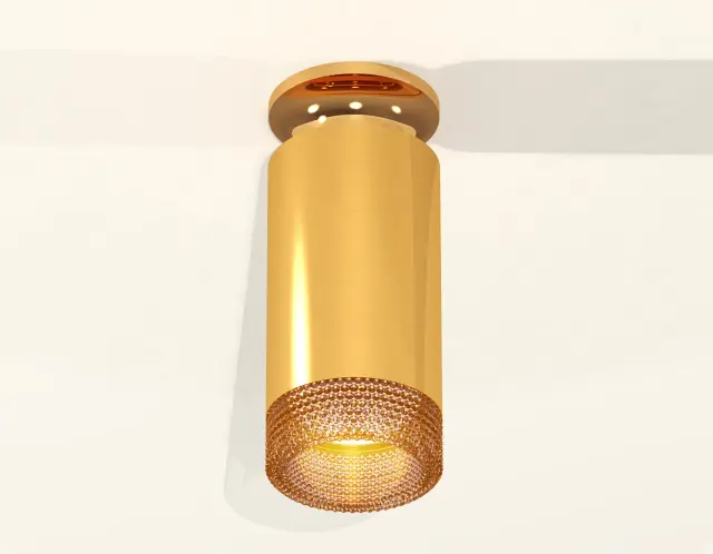 Точечный светильник Ambrella Light XS6327081 — золотой, ракурс 2