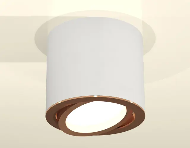 Точечный светильник Ambrella Light XS7401005 — белый, ракурс 2