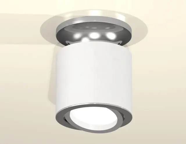 Точечный светильник Ambrella Light XS7401100 — серебряный, ракурс 2