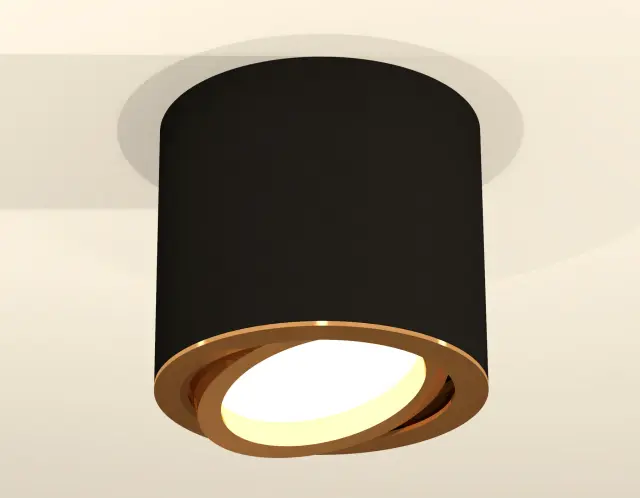 Точечный светильник Ambrella Light XS7402003 — черный, ракурс 2
