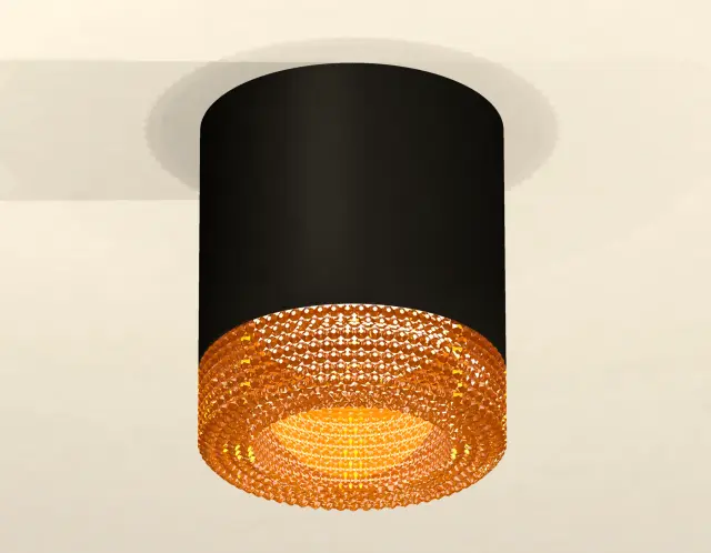 Точечный светильник Ambrella Light XS7402014 — черный, ракурс 2