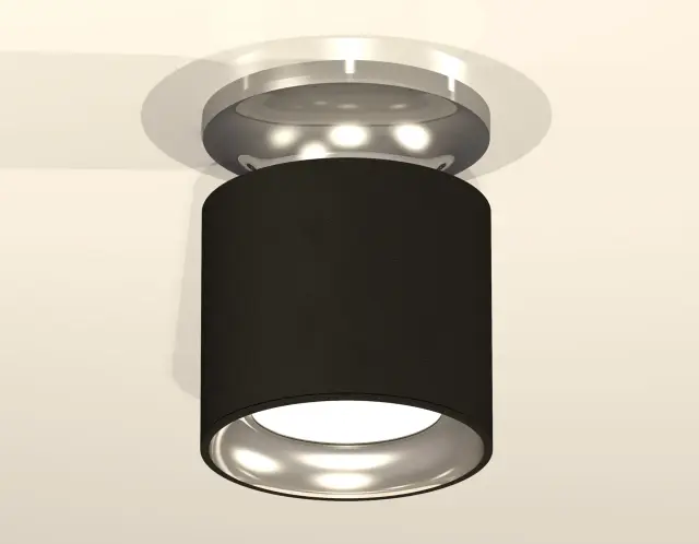 Точечный светильник Ambrella Light XS7402080 — черный, ракурс 2