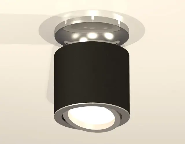 Точечный светильник Ambrella Light XS7402081 — черный, ракурс 2