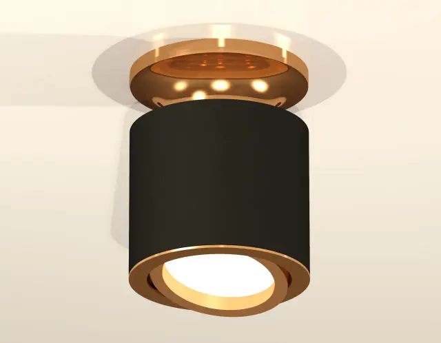Точечный светильник Ambrella Light XS7402100 — золотой, ракурс 2