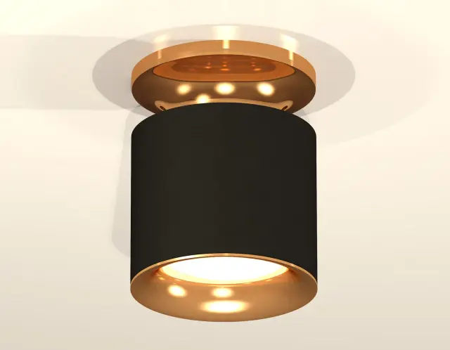 Точечный светильник Ambrella Light XS7402102 — золотой, ракурс 2