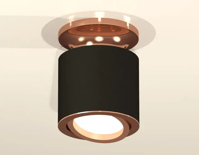 Точечный светильник Ambrella Light XS7402120 — золотой, ракурс 2