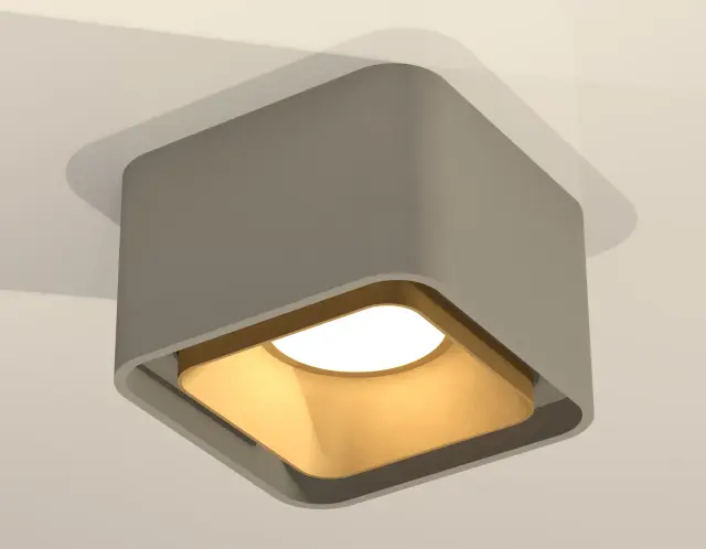Точечный светильник Ambrella Light XS7834004 — серый, ракурс 2