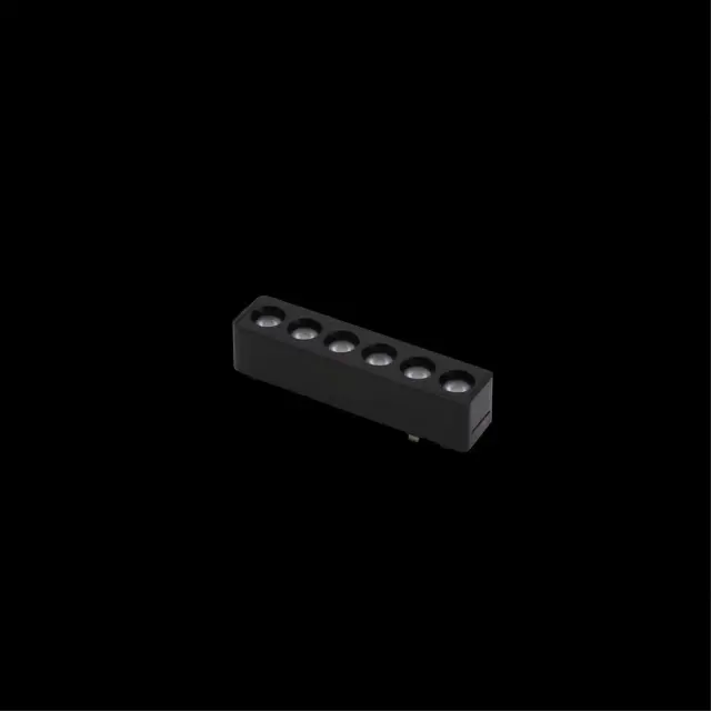 Светильник для трека Aployt APL.0100.00.06 MAGNETIC TRACK 48 — черный, ракурс 4