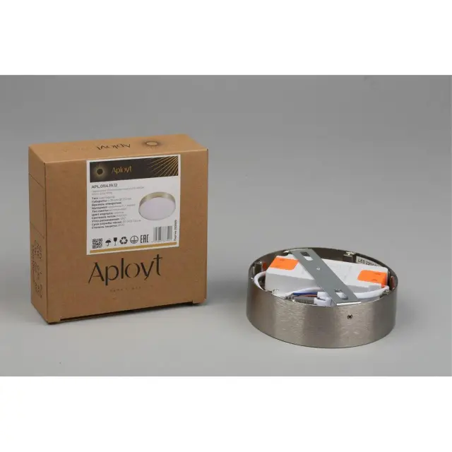 Точечный светильник Aployt APL.0114.19.12 EVON — никель, ракурс 9