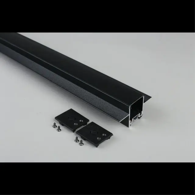 Шинопровод встраиваемый Aployt APL.0173.00.100 MAGNETIC TRACK 48 — черный, ракурс 2