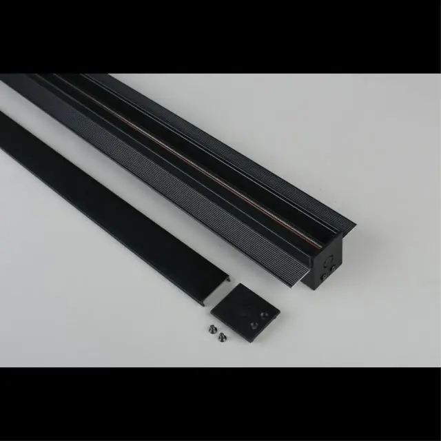 Шинопровод встраиваемый Aployt APL.0173.00.100 MAGNETIC TRACK 48 — черный, ракурс 5