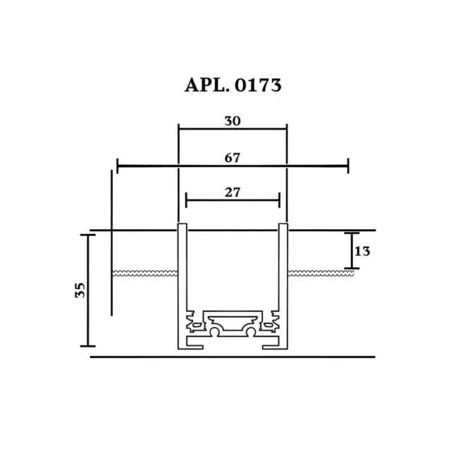 Шинопровод встраиваемый Aployt APL.0173.10.200 MAGNETIC TRACK 48 — белый, ракурс 2