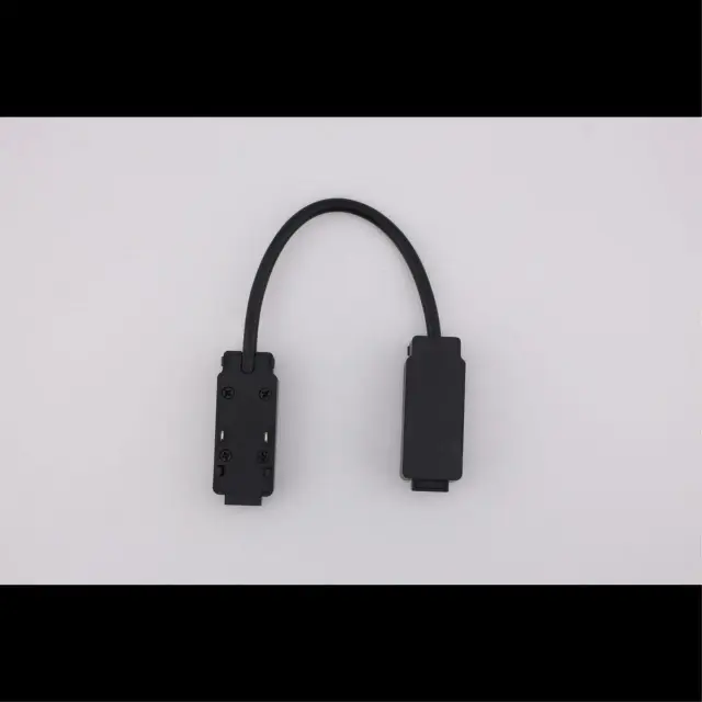Коннектор питания угловой Aployt APL.0180.00.04 MAGNETIC TRACK 48 — черный, ракурс 2