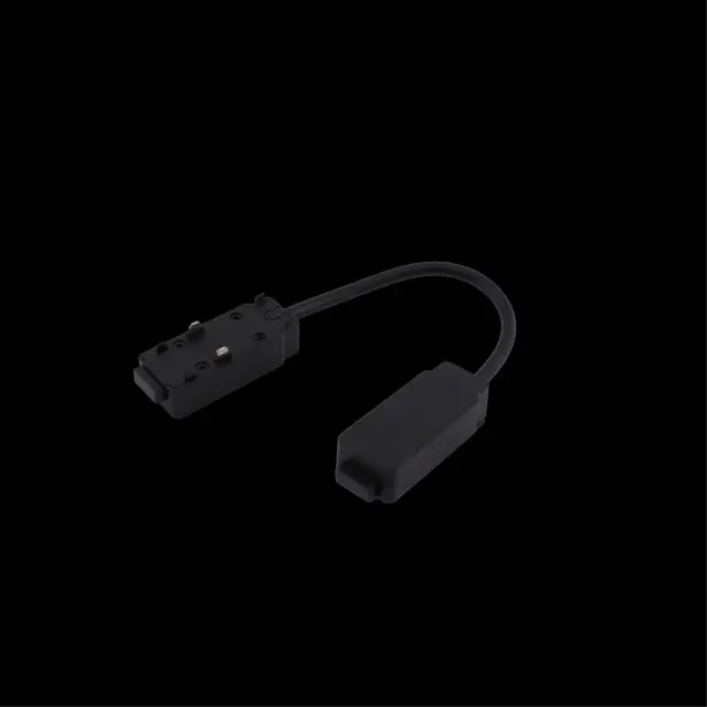 Коннектор питания угловой Aployt APL.0180.00.04 MAGNETIC TRACK 48 — черный, ракурс 7