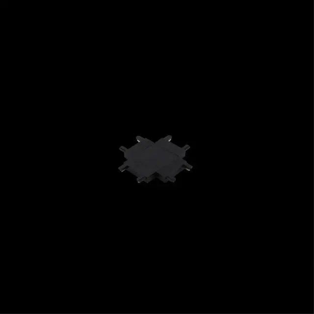 Коннектор питания Х-образный Aployt APL.0181.00.06 MAGNETIC TRACK 48 — черный, ракурс 8
